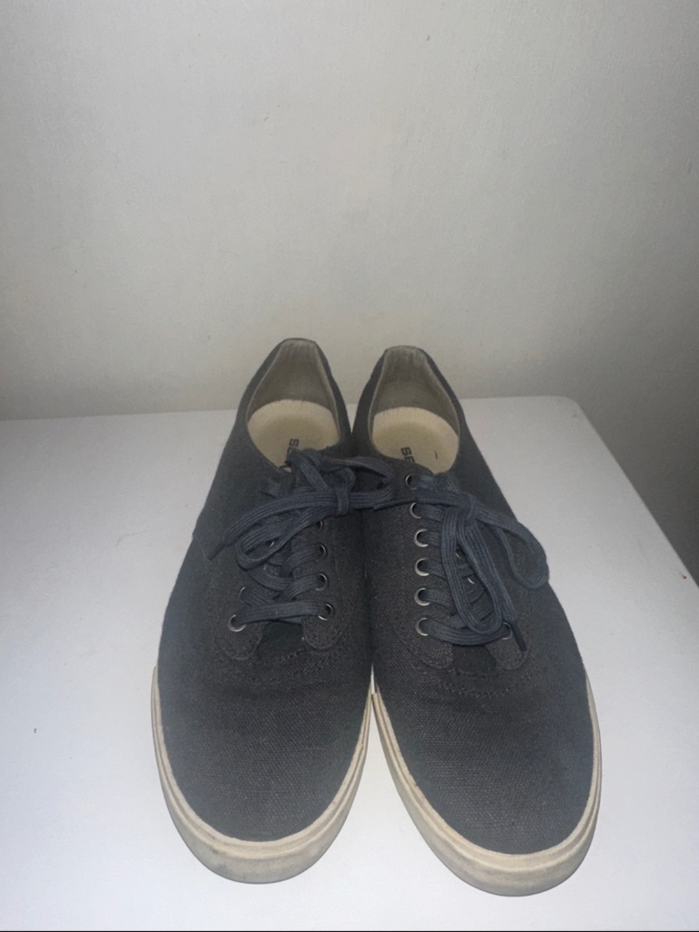 Seavees men 10.5 denim blue navy shoes